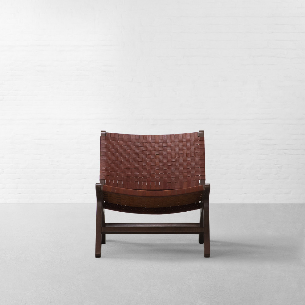 Havelock Woven Leather Recliner Chair
