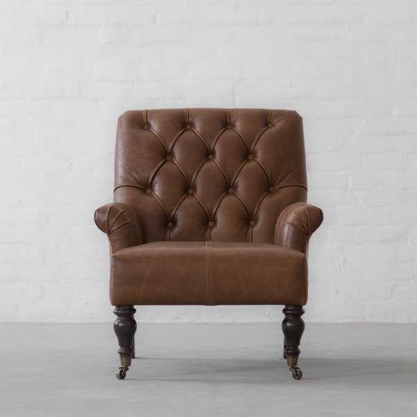 Gulmarg Leather Armchair