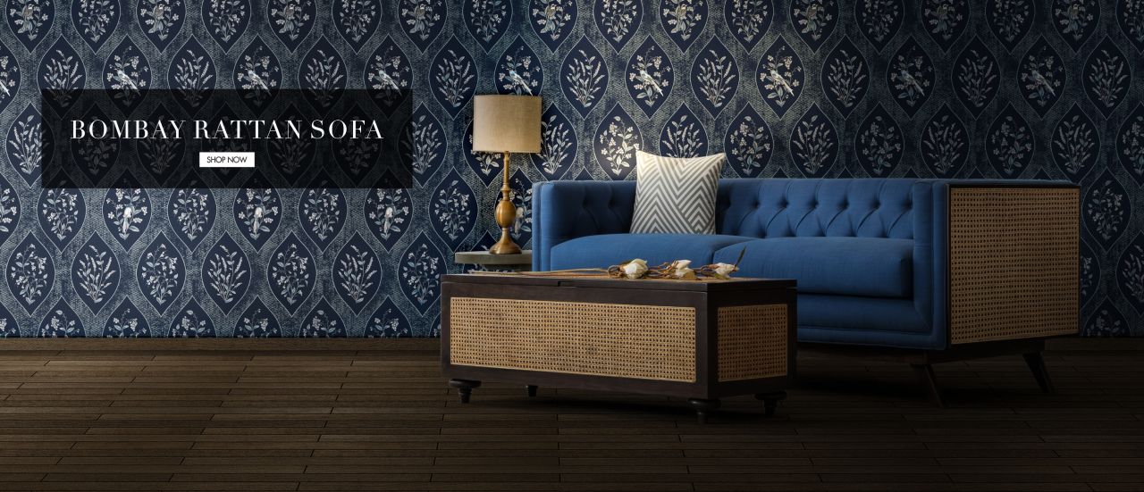 Vintage 'Rattan' now adorning your favourite sofa!