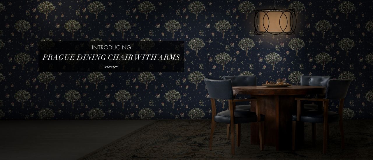 All New Prague Dining Chair with Arms.