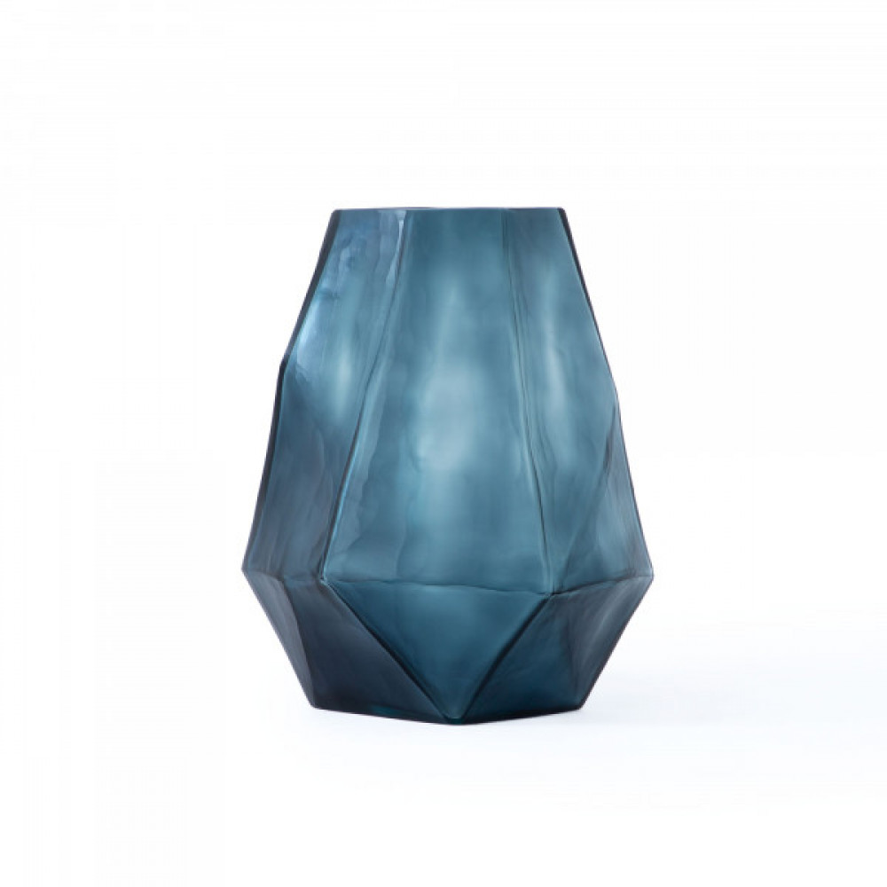 Shibori Crystal Glass Vase