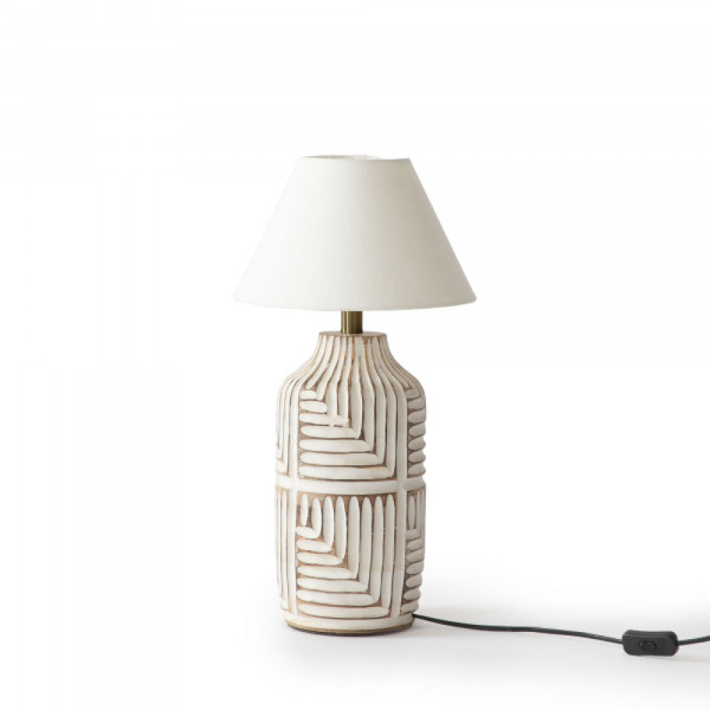 Luxor Wooden Table Lamp