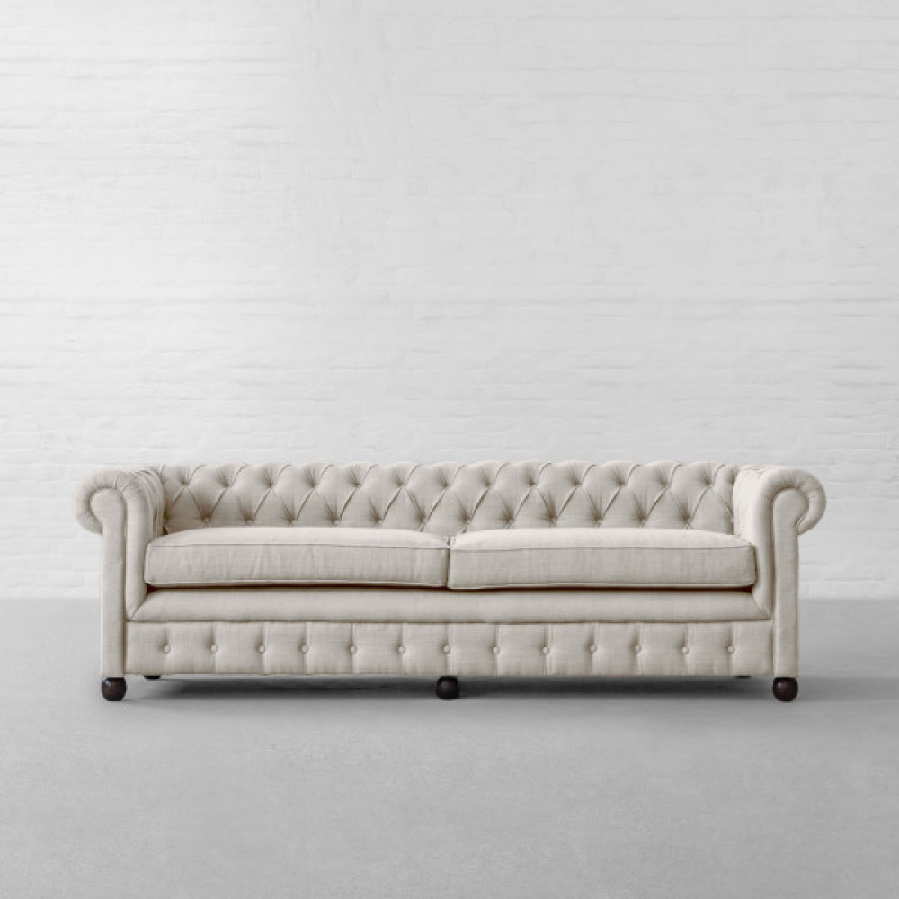 Classic Chesterfield Tufted Fabric Sofa Collection