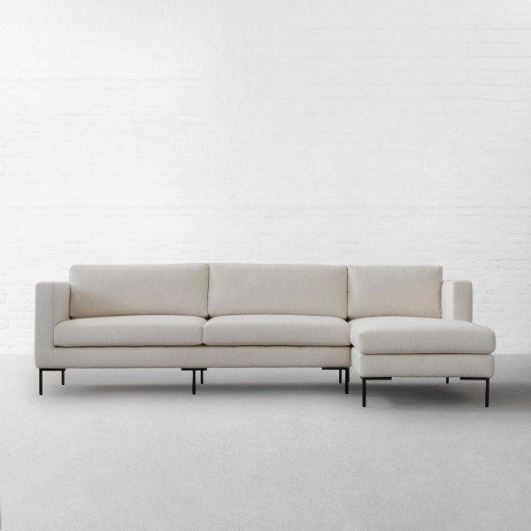 L.A. Fabric Large Sectional Sofa With Chaise