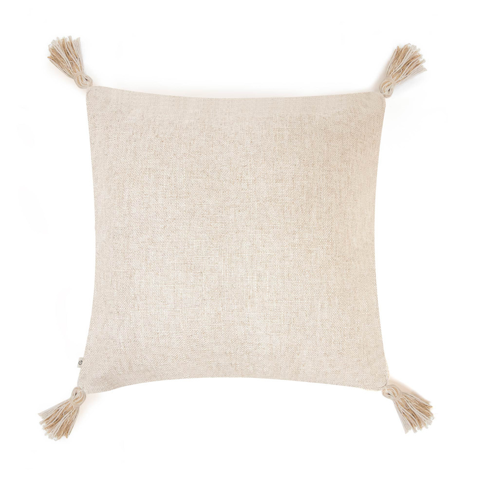 Dalgaon Handwoven Cushion Covers-Sand