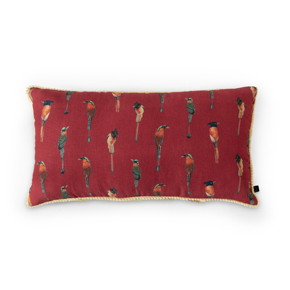 Flocking Autumn Birds Cushion Cover