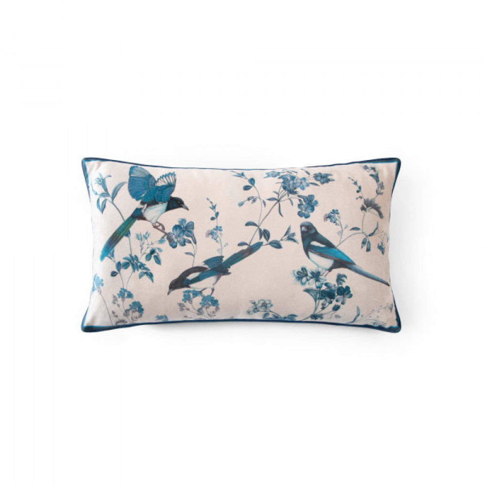 Magpie in Mischief Cushion Cover