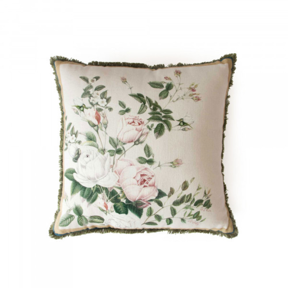 A French Backyard Cushion Cover