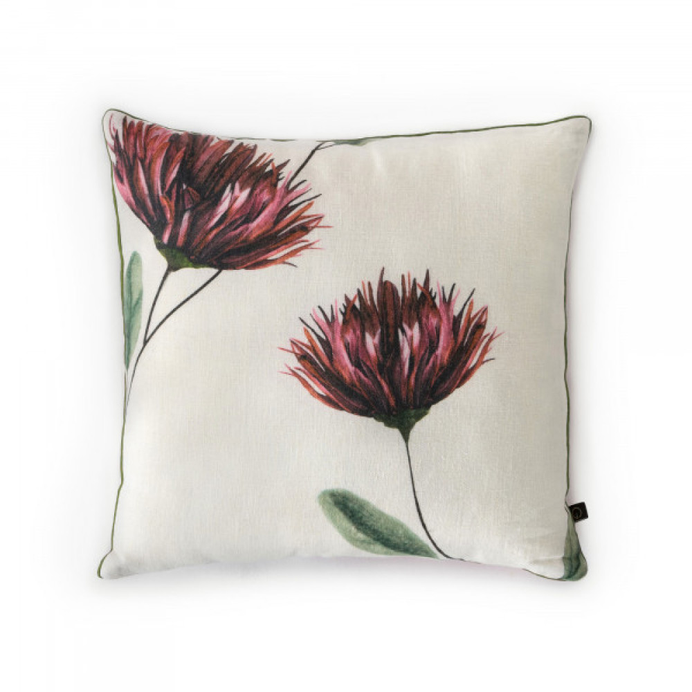 Swaying Chrysanthemums Cushion Cover