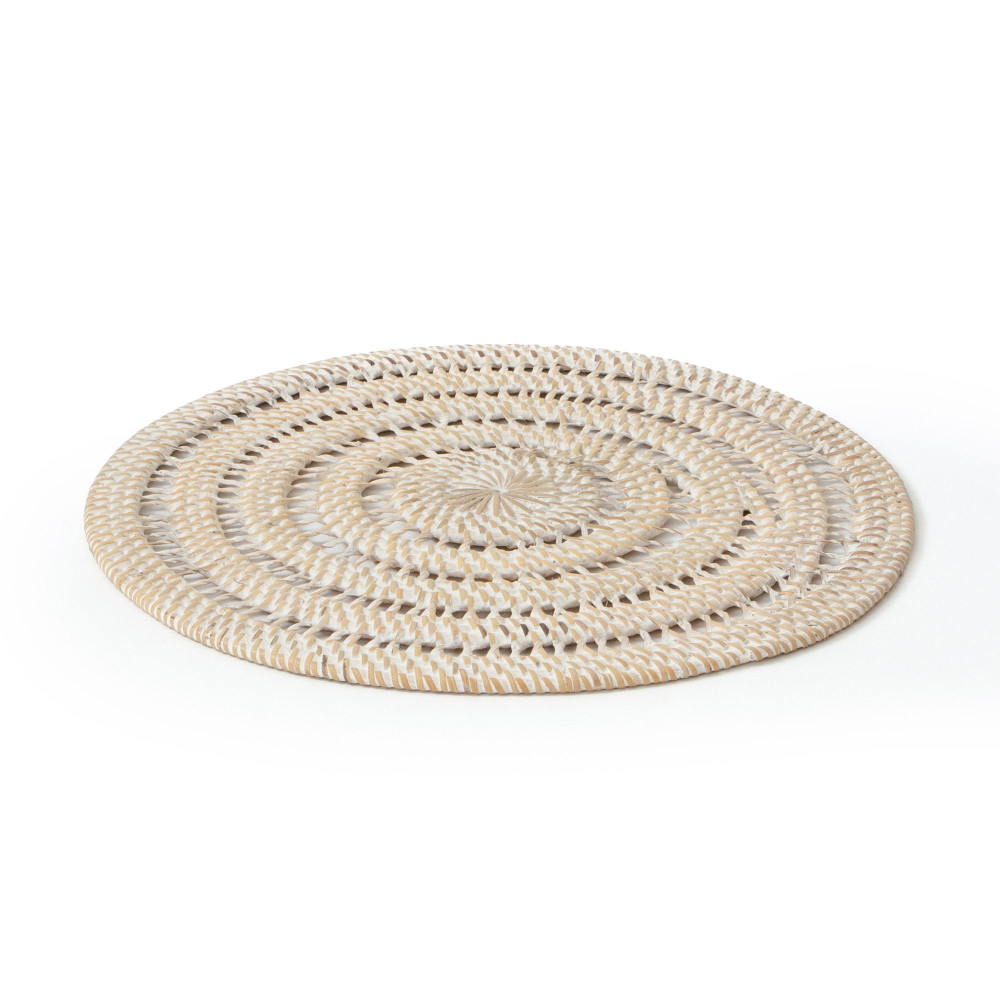 Hata Handwoven Round Table Mat