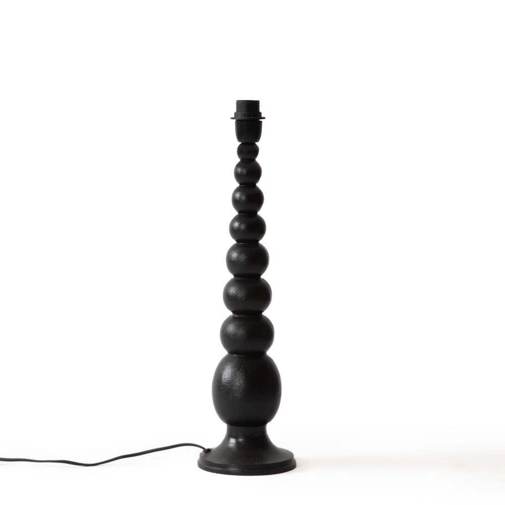 Candlestick Lamp Stand-Ebony