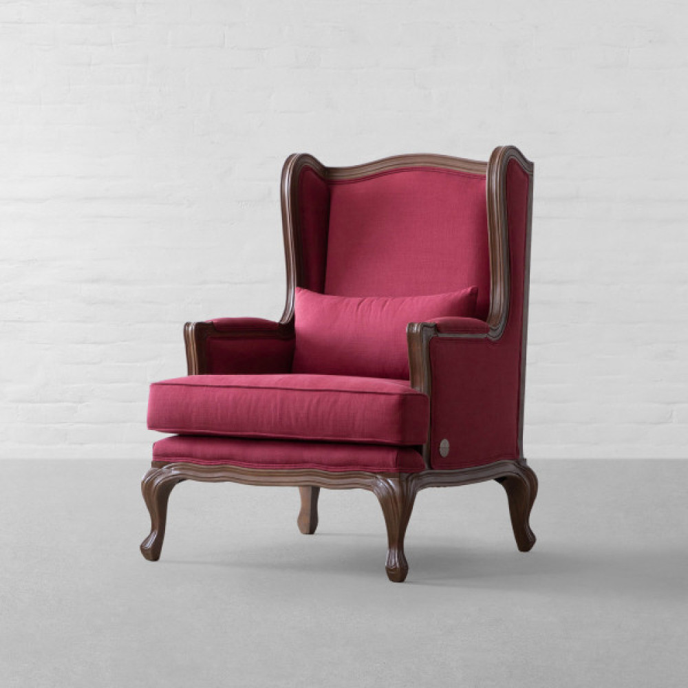 Reims Wingback Fabric Armchair