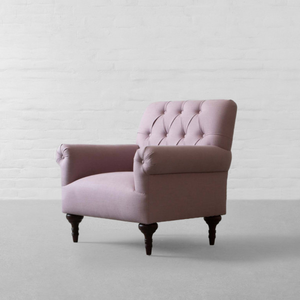 Brera Tufted Fabric Armchair