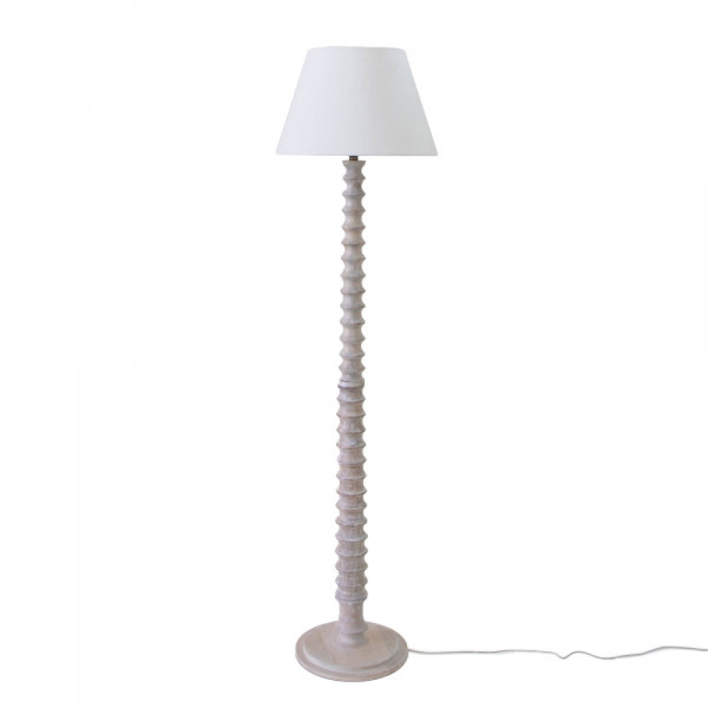 Dalhousie Wooden Floor Lamp (Beach Sand)