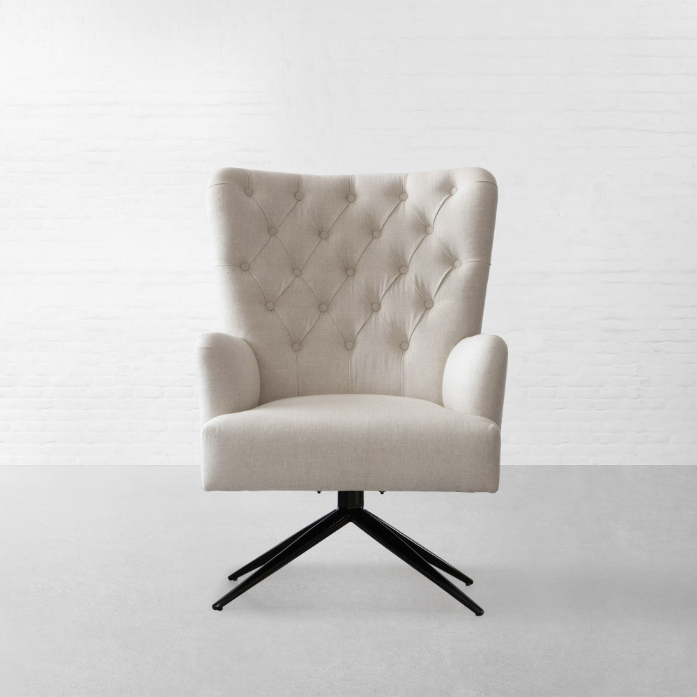 Melbourne Tufted Revolving Armchair