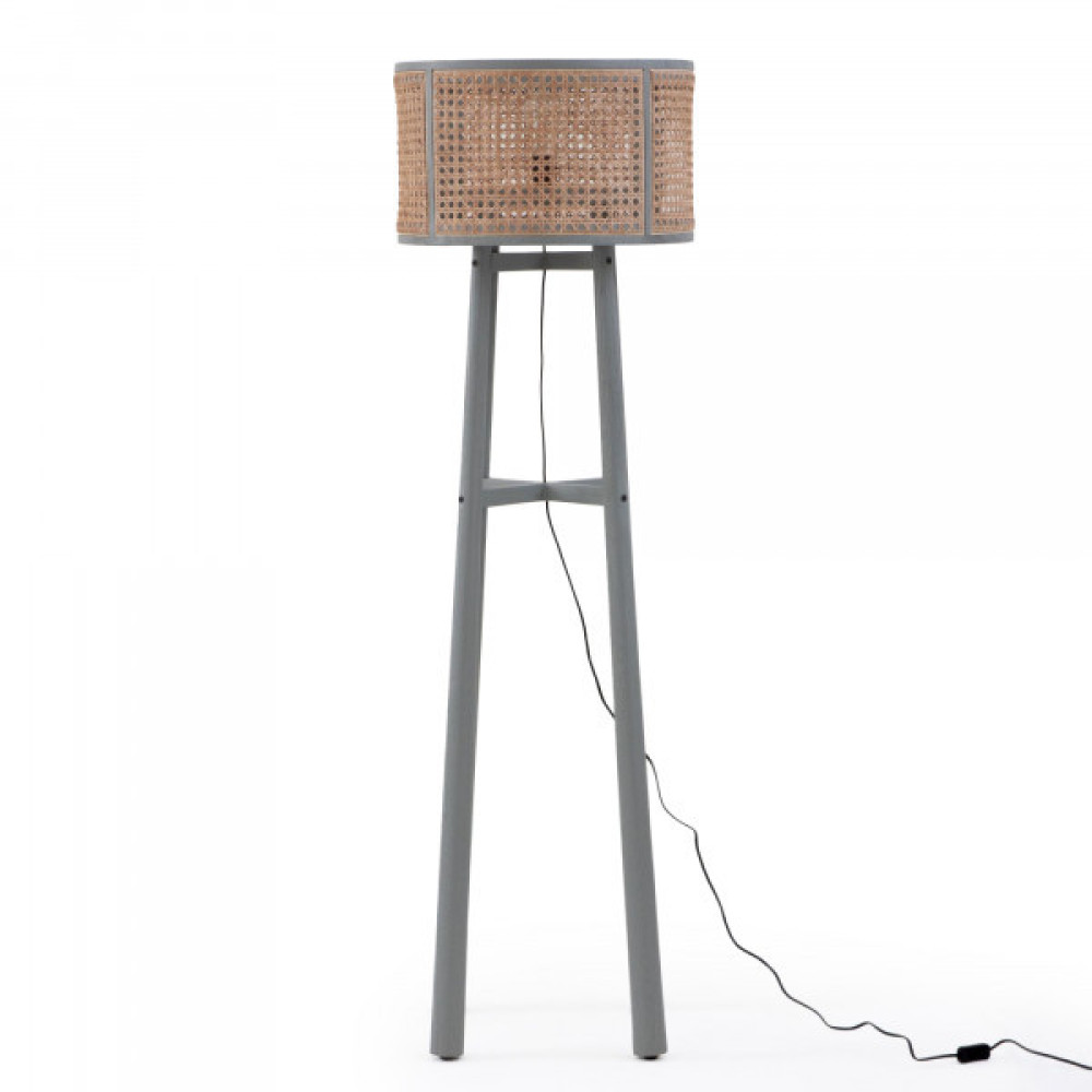 Cochin Rattan Floor Lamp (RTS)