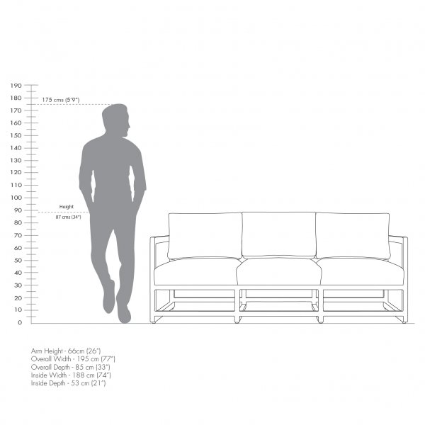 Southampton Rattan Leather Sofa