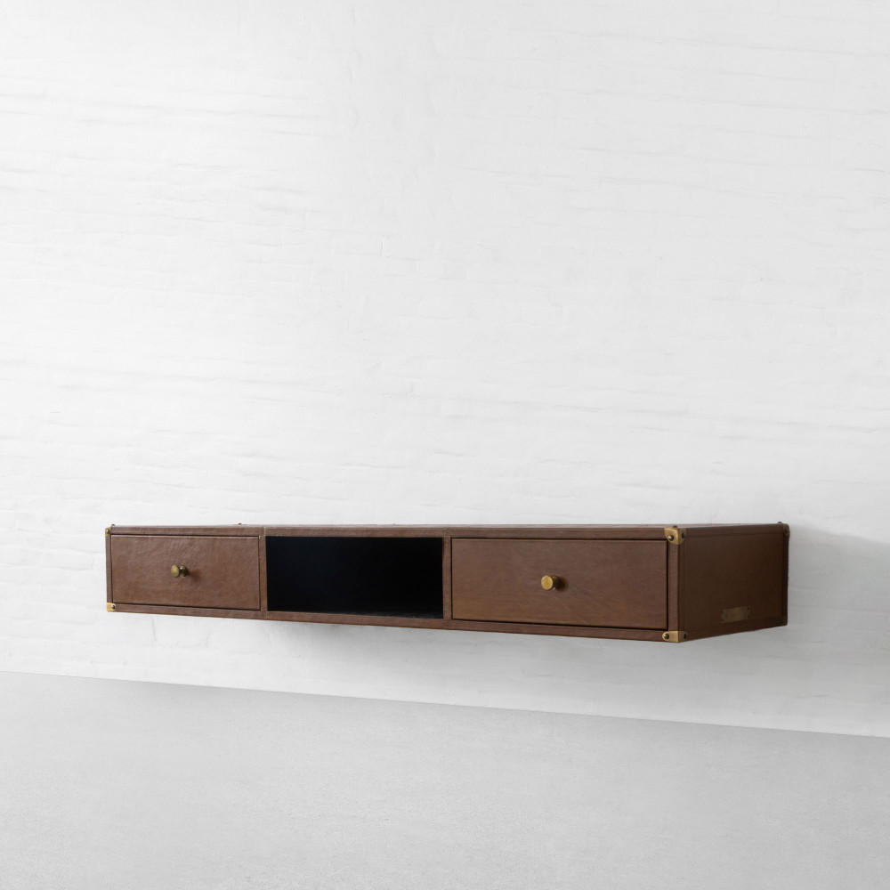 Bombay Wall Mount TV Unit with Set Top Box Slot