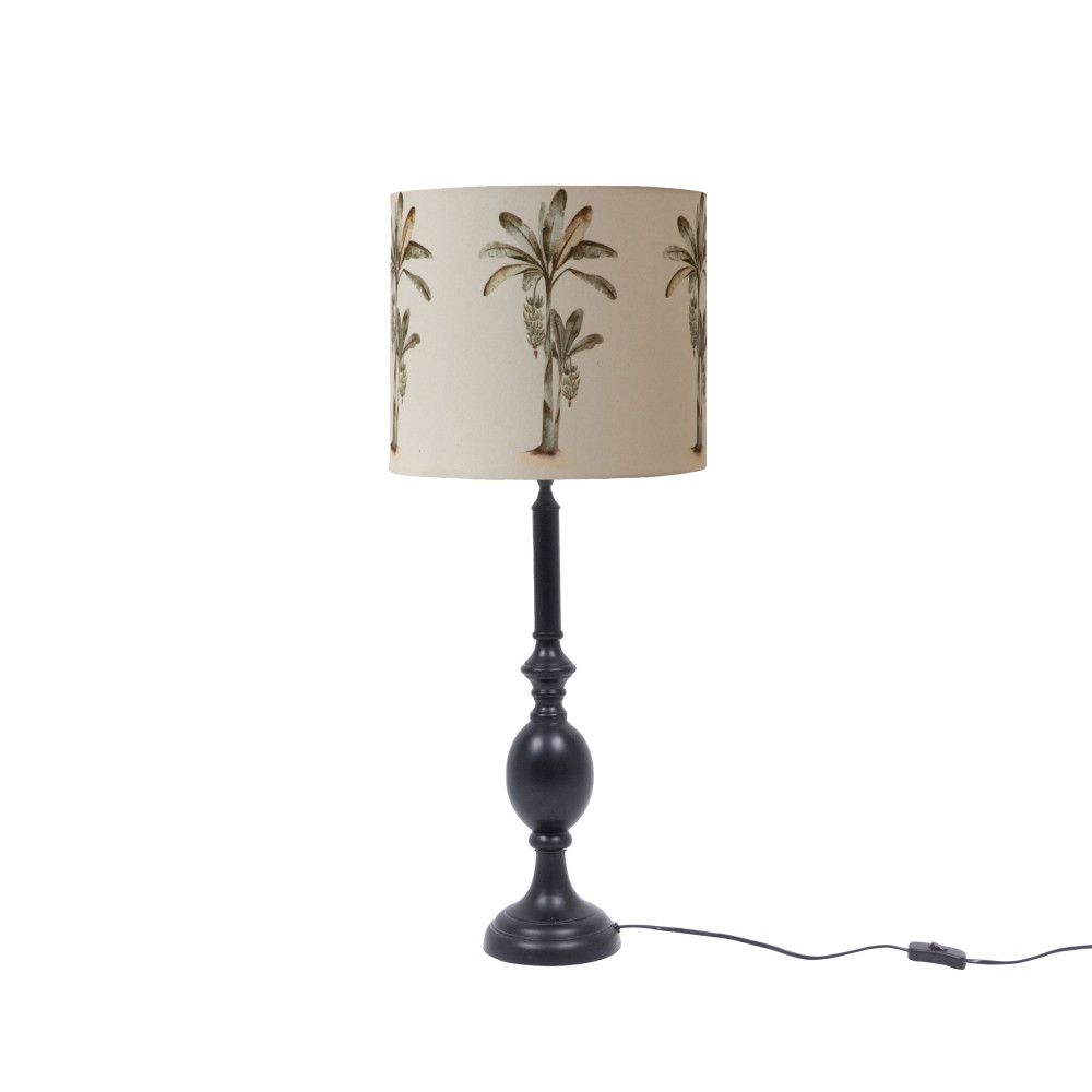 Chalet Cylindrical Table Lampshade -Banana Tree