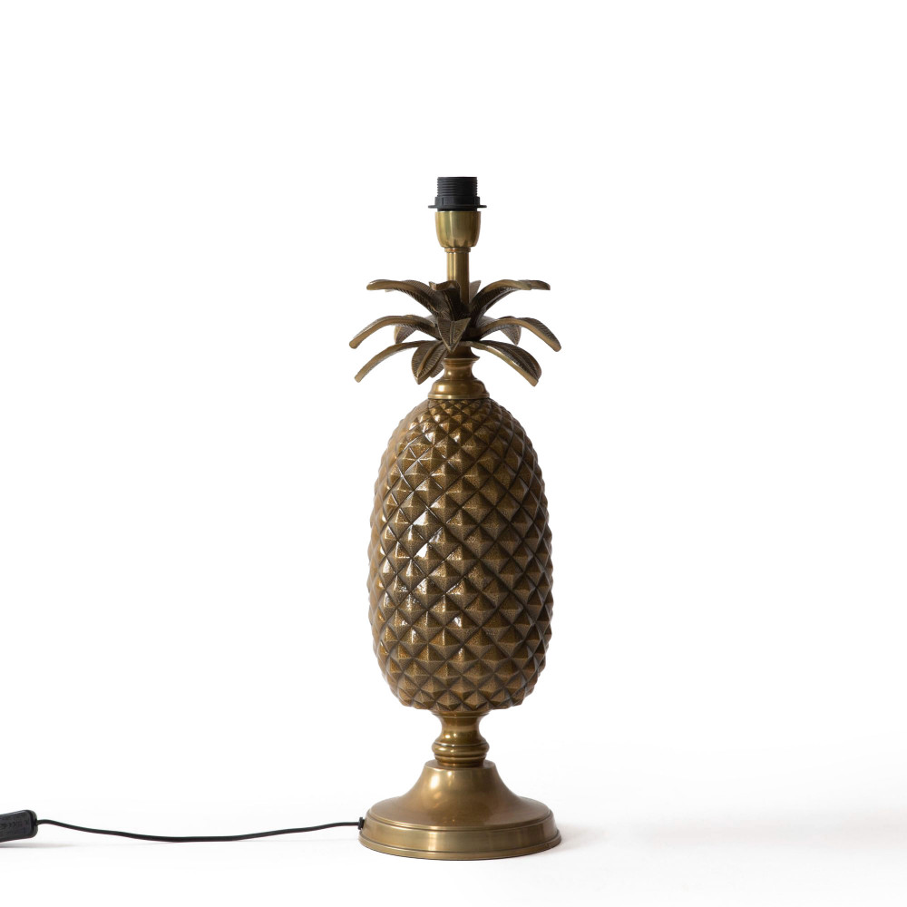 Ananas Lamp Stand - Antique Brass