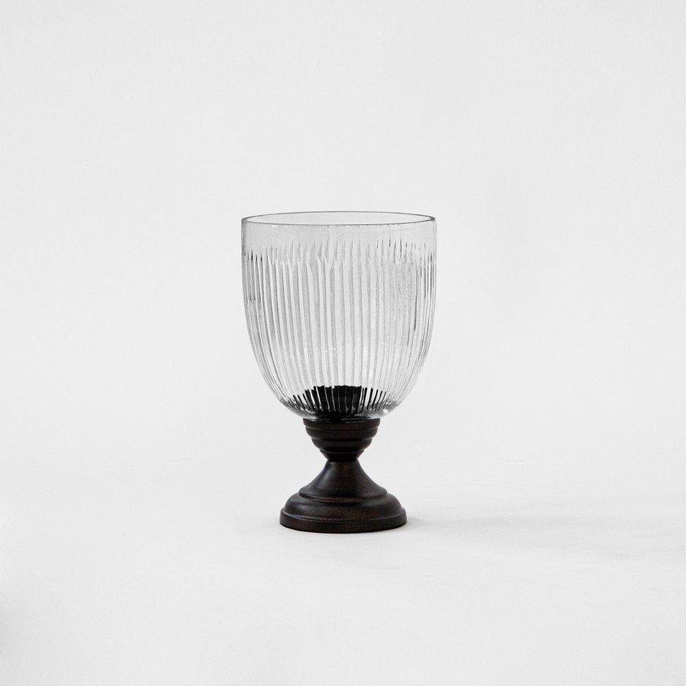 Athens Ribbed Glass Goblet