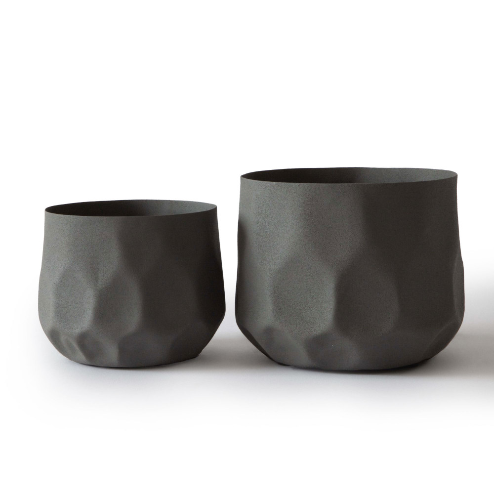 Banzai Grey Iron Vase