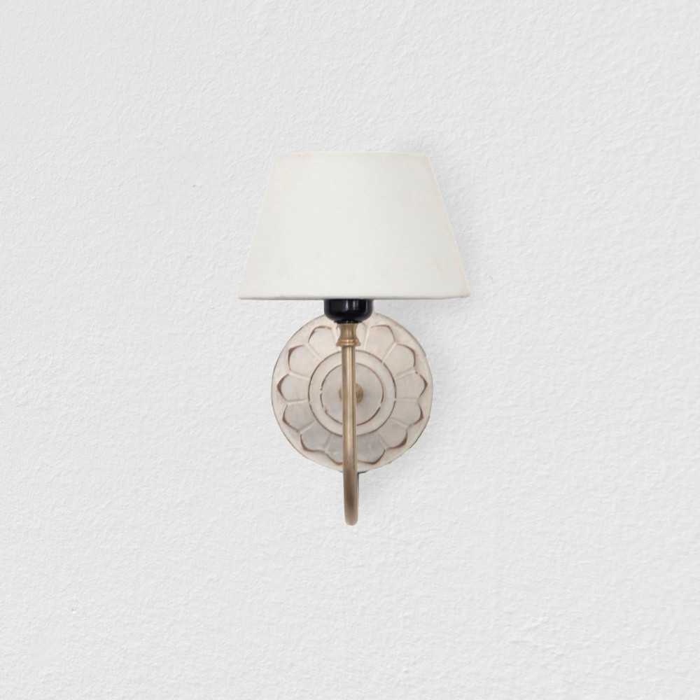 Barque Wall Sconce - White