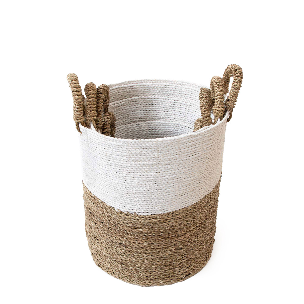 Langkawi Handwoven Basket With Side Swing Handles