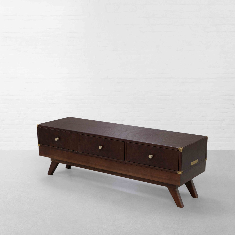 Bombay Leather TV Unit