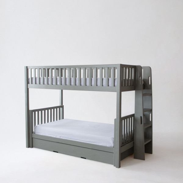 Kids Island Bunk Bed and Junior Dream Bed with trundle and ladder