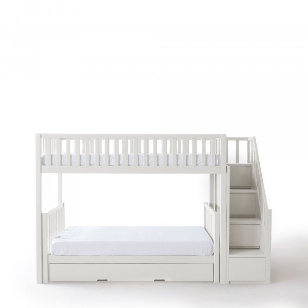 Kids Island Bunk bed with My Junior Dream Bed with Trundle, Storage Staircase