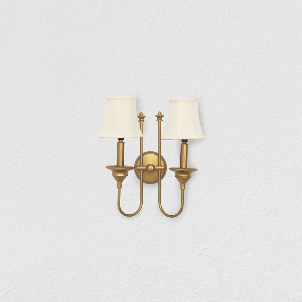 Charlestown Wall Sconce (Double) - Antique Brass