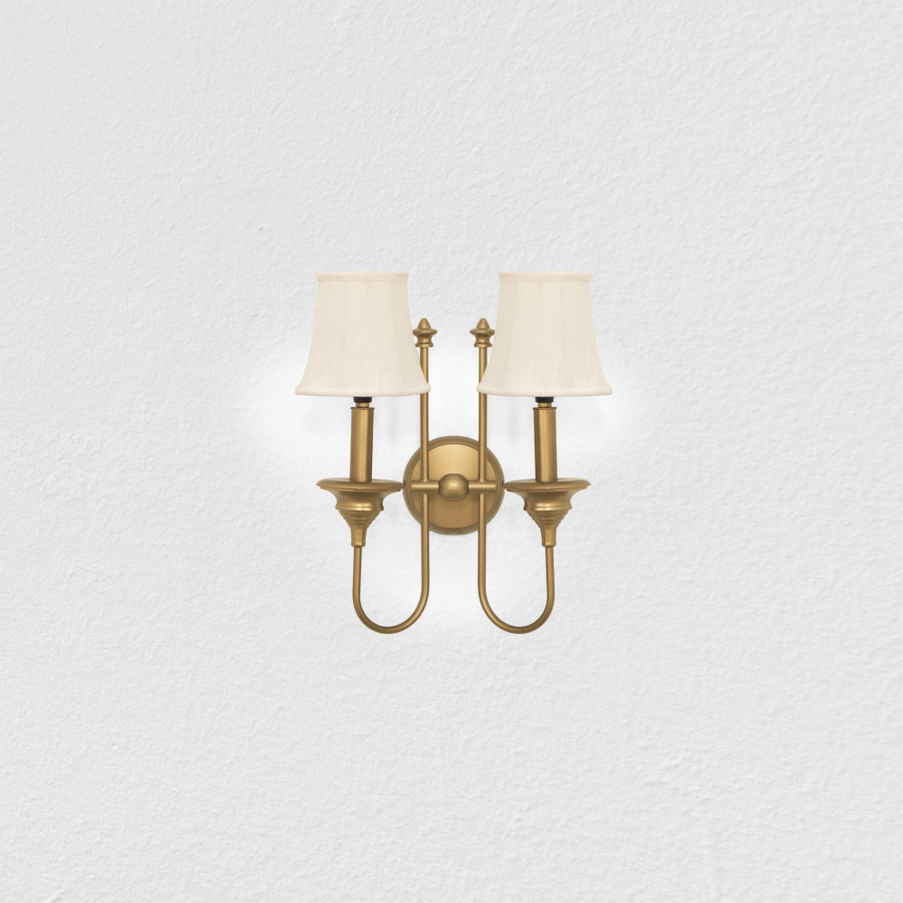 Charlestown Wall Sconce (Double) - Antique Brass