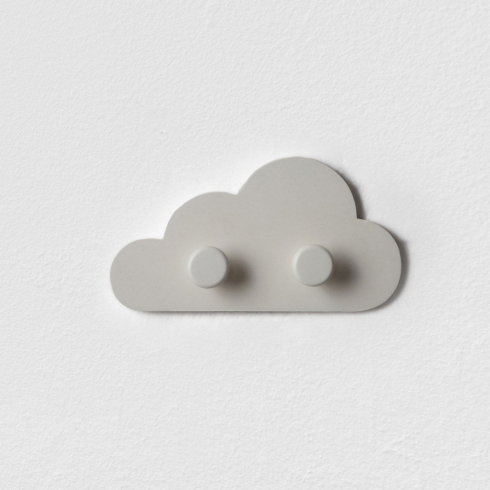 Kids Cloud Wall Decor with Knobs (Medium)