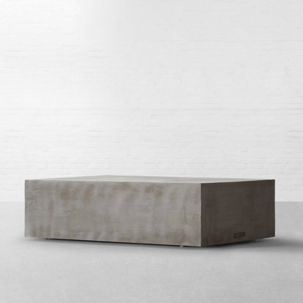 Concrete Island Block Coffee Table