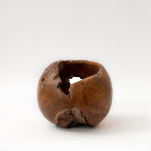 Dried Orb Wooden Decor Object