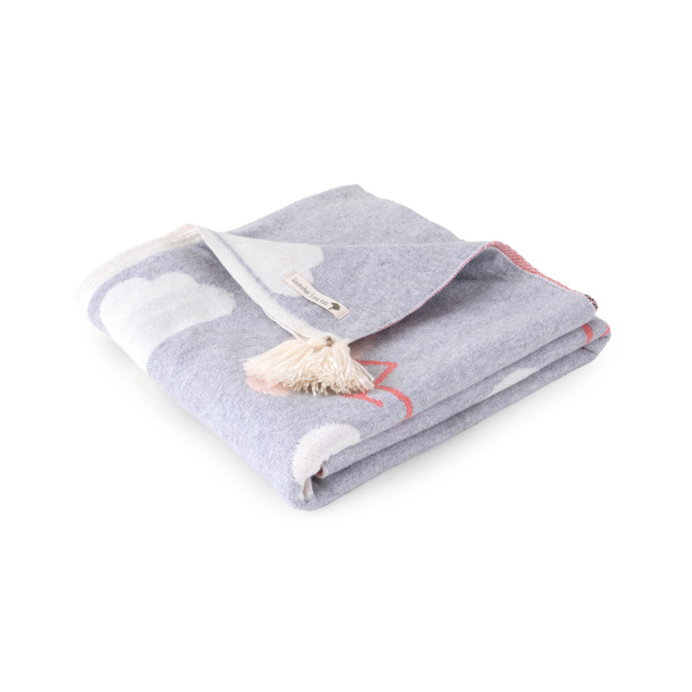 Kids Flamingos Meet Baby Blanket