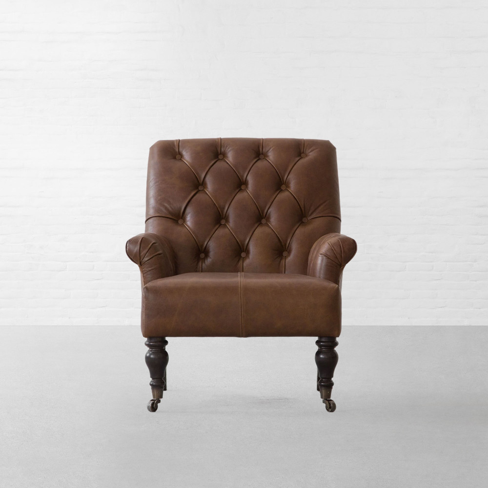 Gulmarg Leather Armchair