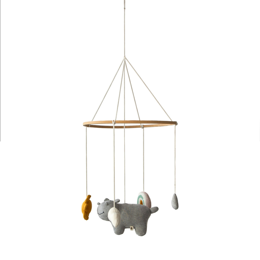 Kids Hippo Go Round Hanging Toy