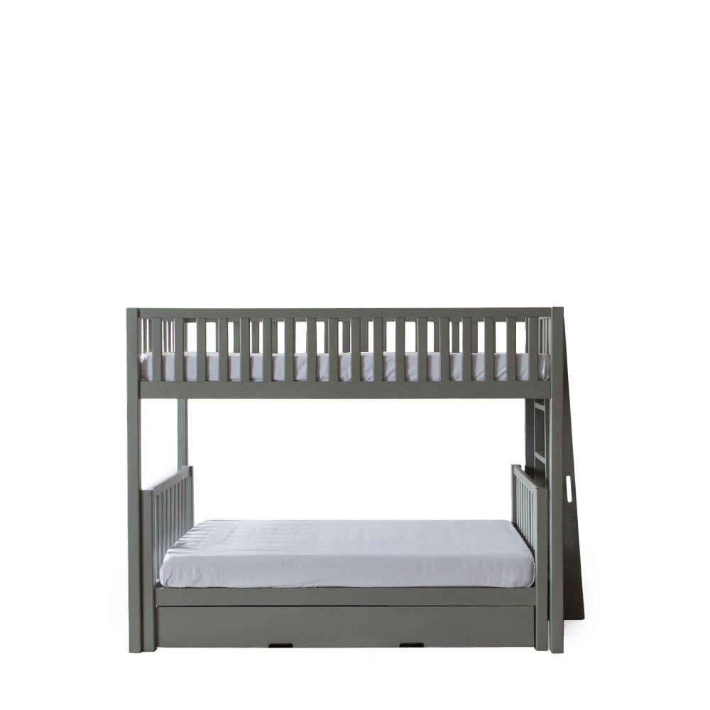 Kids Island Bunk Bed and Junior Dream Bed with trundle and ladder