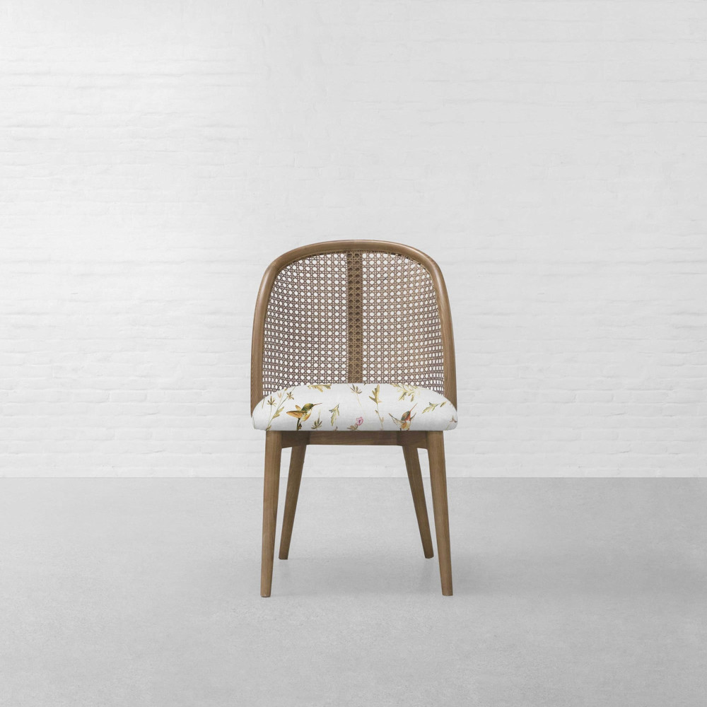 Kiso Printed Fabric Dining Chair