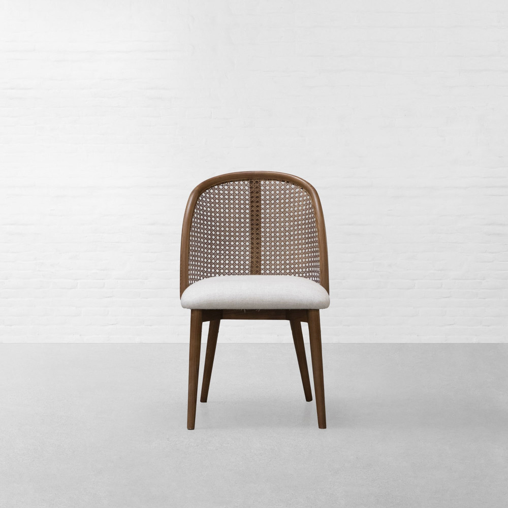 Kiso Solid Fabric Dining Chair