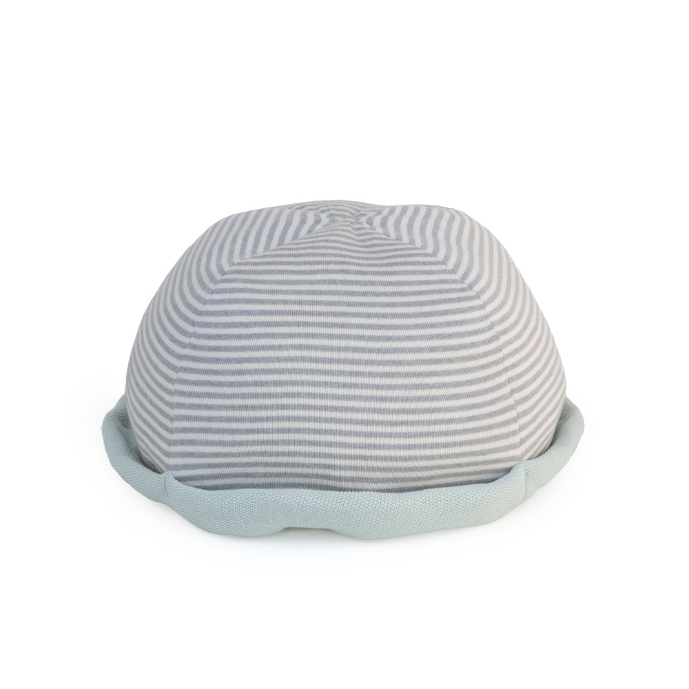 Kids My Beanie Cap Pouf - Blueberry Stripes