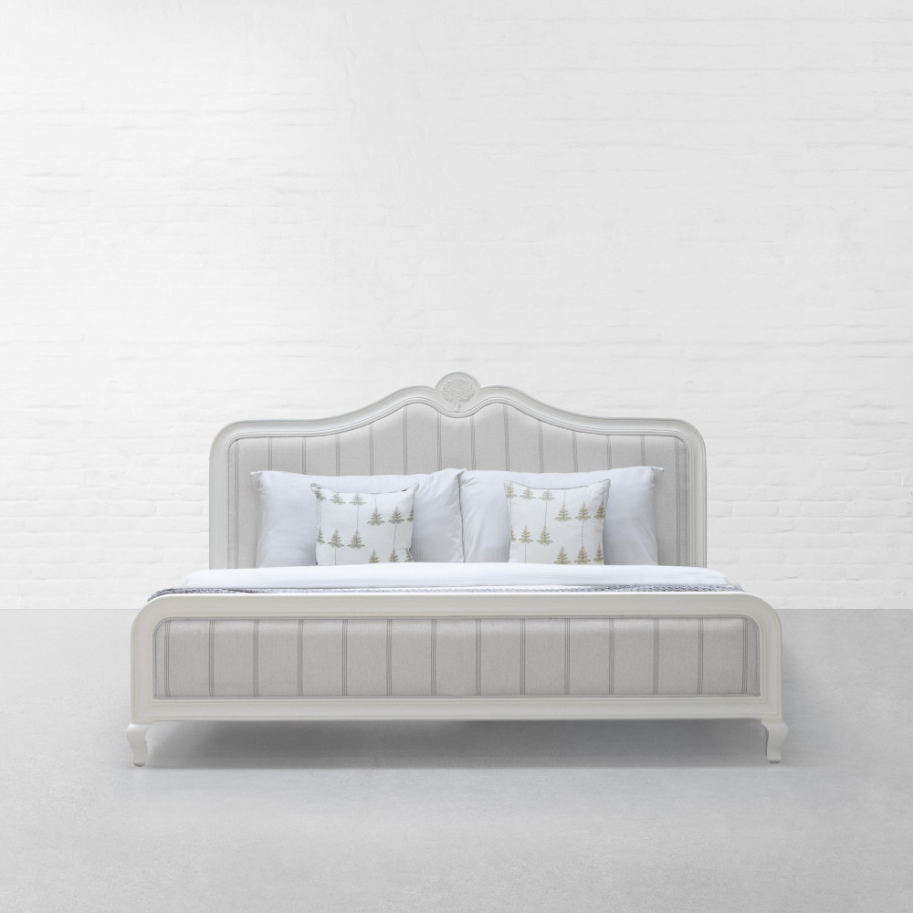 Summer Garden Upholstered Bed Without Storage - King Size