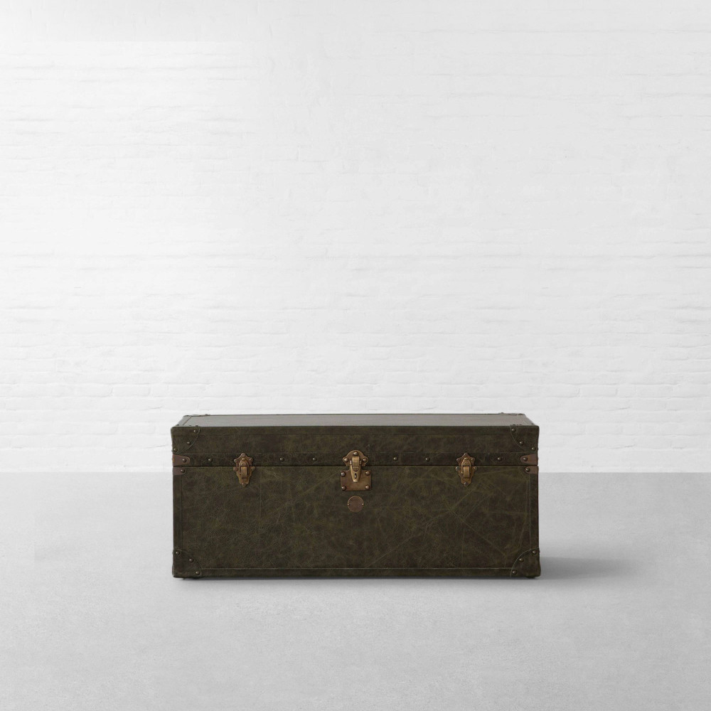 Udaipur Leather Trunk Coffee Table